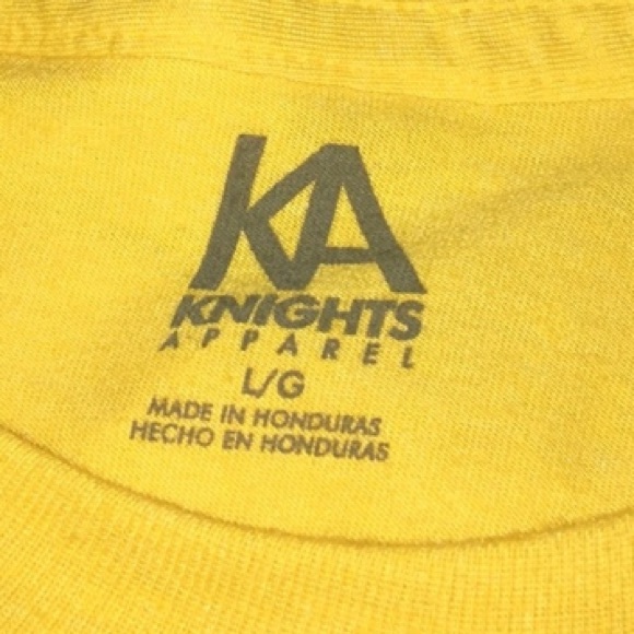 University of Michigan T-Shirt Yellow Blue Size Large - Picture 7 of 8